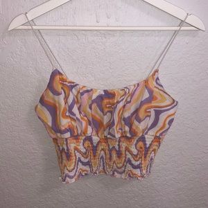Colorful Pacsun Top, String Straps